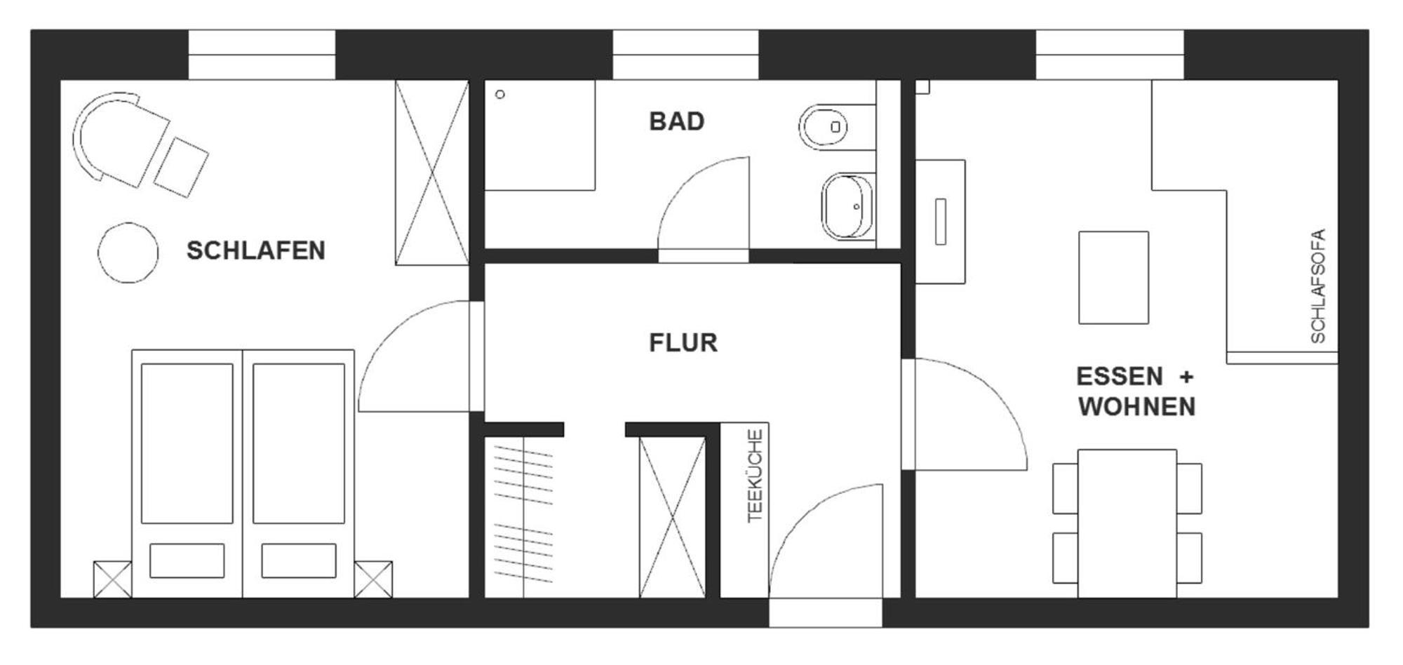 Quaduxenbarg Apartment Ruggow Exterior photo
